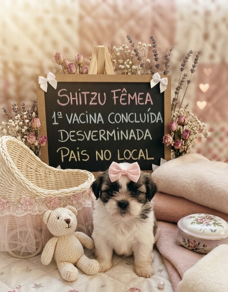 Vendo filhote de Shitzu fêmea  - Foto 1