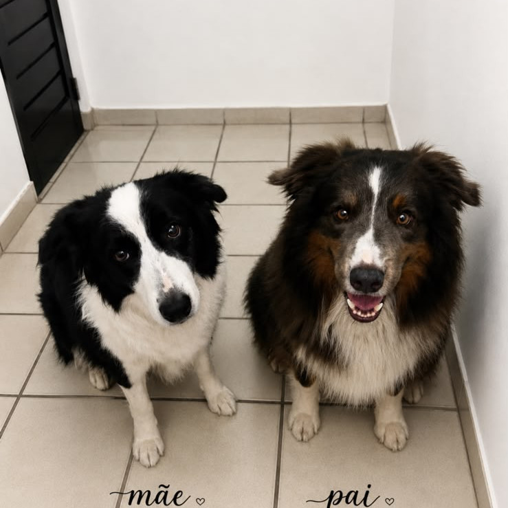 Filhotes de Border Collie Puro – Machos e Fêmeas Disponíveis - Foto 4