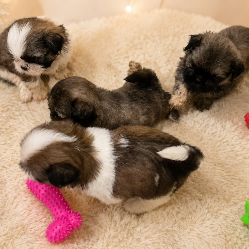 Lindos filhotes de Shih Tzu disponíveis para reserva. - Foto 1